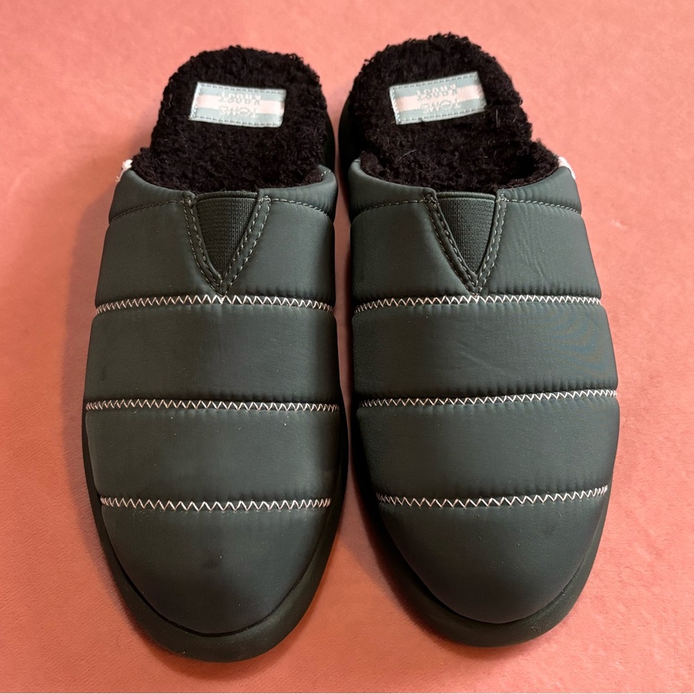 TOMS green Alpargata Mallow Mule shoes
